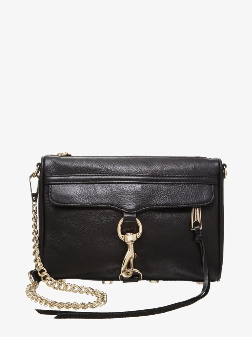 Rebecca Minkoff Convertible Chain Leather MAC Crossbody Shoulder Bag